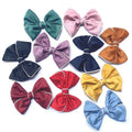 Factory Sale Garment Embellishments Appliques Cloth Bowknots Polyester Ribbon Bows for Hair Accessories Clothing