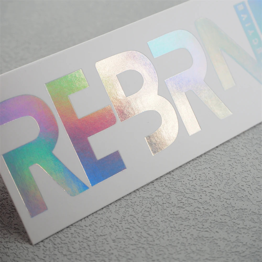 Factory Sale Hang Tag Plastic Garmentsclear Transparent Pvc Paper Swing hang Tag With UV Logo for Garments