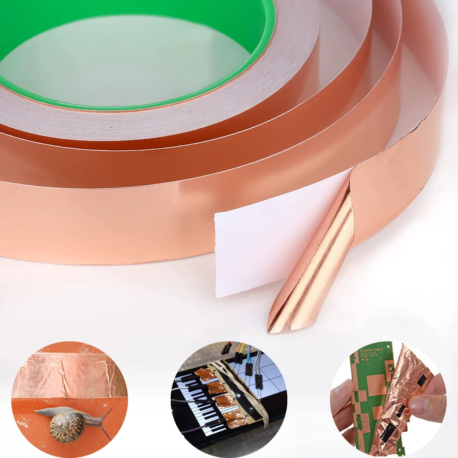 4x6 Thermal Label Direct Copper Foil Pet Polyester Tape Book Binding Gaffer Duct Tape Screen Repair Tape for windows