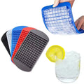 Eco-Friendly 160 Cavity Food-Grade Silicone Ice Cube Tray Mold Flexible Mini Square Tray Home Kitchen Sustainable Ice Cream Tool