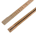 Yasen Custom 21 Fret Electric Guitar Replacement Neck Nature Tiger Flame Maple TL Guitar Neck
