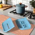 Food Grade Kitchen Bowl and Cup Dish Pad Wholesale Fruit Drainer Mat Heat Reusable Sink Organizer Rack Silicone Dish Drying Mat