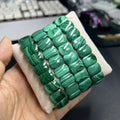 Malachite Strand 10x14mm Natural Green Malachite Bracelet Necklace Men Jewelry