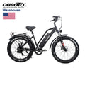 Wholesale USA Warehouse 48V 500w High Quality Step Through Rear Hub Driving 26 Inch Fat Tire Electric Bike for Sale