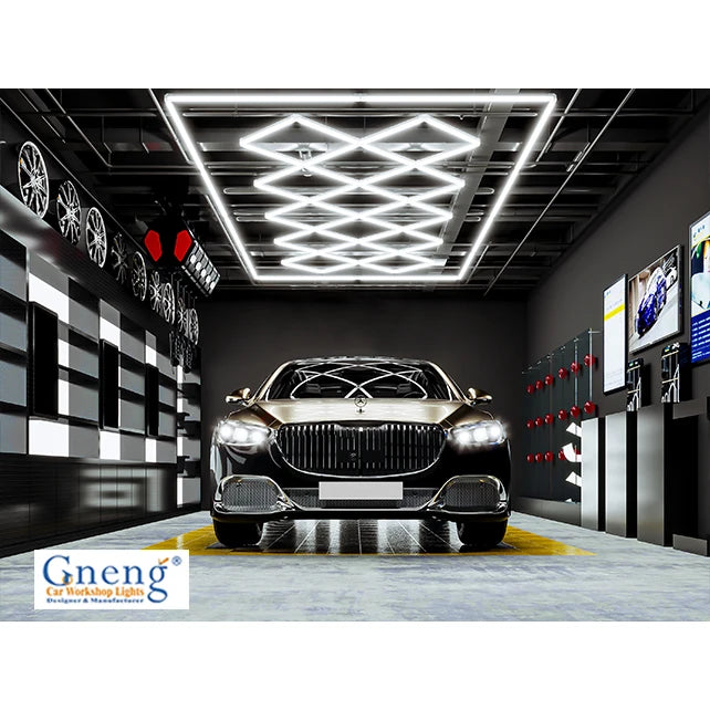 DIY Auto Spa High Performance Industrial Car Detailing Wash Equipment Garage Neon Light