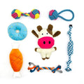Hot Selling 7 Pack Cute Squeaky Pet Toy Rope Durable Dog Chew Toys for Puppy Safety Guaranteed