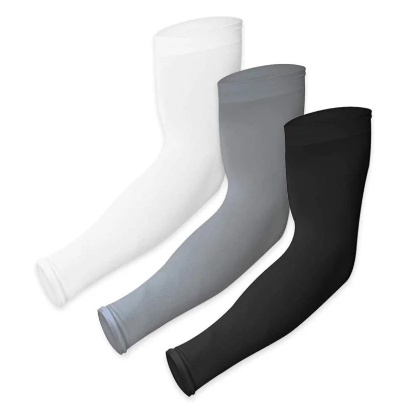 KSY Sun Protection Arm Sleeves for Men & Women Summer Sunblock Cycling Driving Golf Running