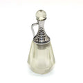 HZ Wholesale Natural Crystal Citrine Facet Stainless Steel Silver Kettle-shaped Perfume Essential Oil Bottle Pendant Jewelry