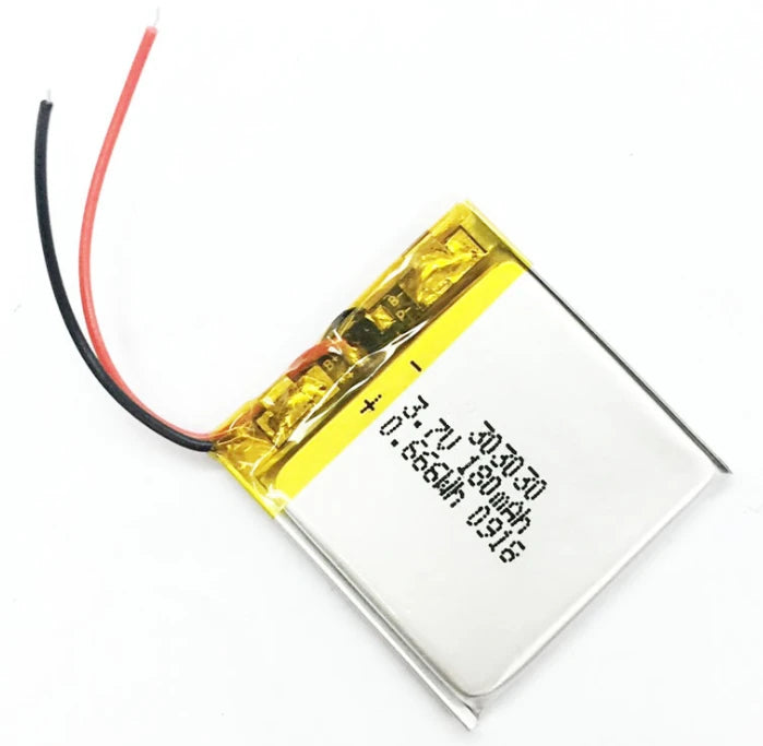 Wholesale Factory Price 3mm Lipo 303030 3.7V 180mAh 250mAh Batteries Cell Lithium Polymer Rechargeable Li-polymer Battery