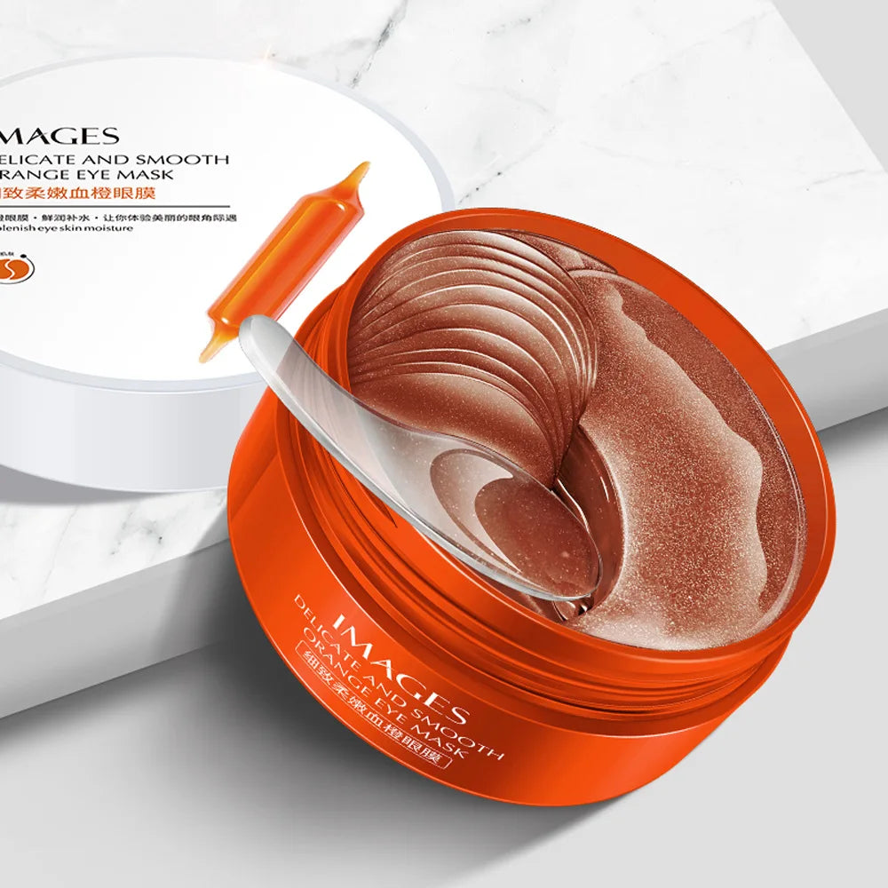 IMAGES OEM ODM Orange Fruit Extraction Moisturizing Anti-wrinkle Eye Mask