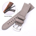 18 20 22 24mm Genuine Cowhide Leather Watch Strap Universal Luxury Bracelet Wrist Band for Men and Women