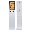 21.5 Inch Self Service Payment Kiosk Automatic Printer Card Reader Touch Screen Kiosk Self Ordering Machine for Restaurant