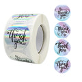 Custom Logo Round Gold Foil Label PET Material Laminated Paper Sticker Roll for Candle and Craft Minimum Order 500pcs