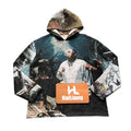 High Street Blanket Jacquard Pullover Custom Hoodies Heavy Hooded Hio Hop Men's Tapestry Hoodie