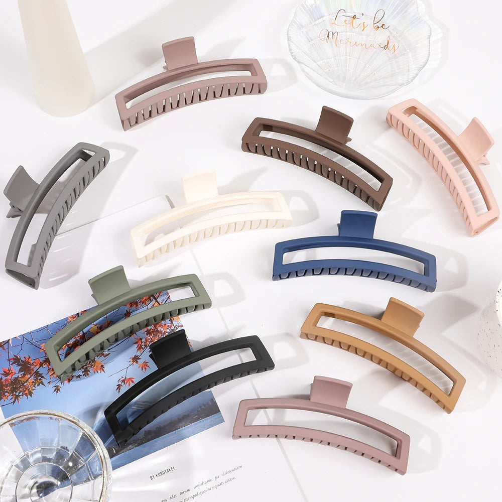 Big Hair Claw Clips 5 Inch Nonslip Large Claw Clip Matte Claw Clips for Women Thick Hair