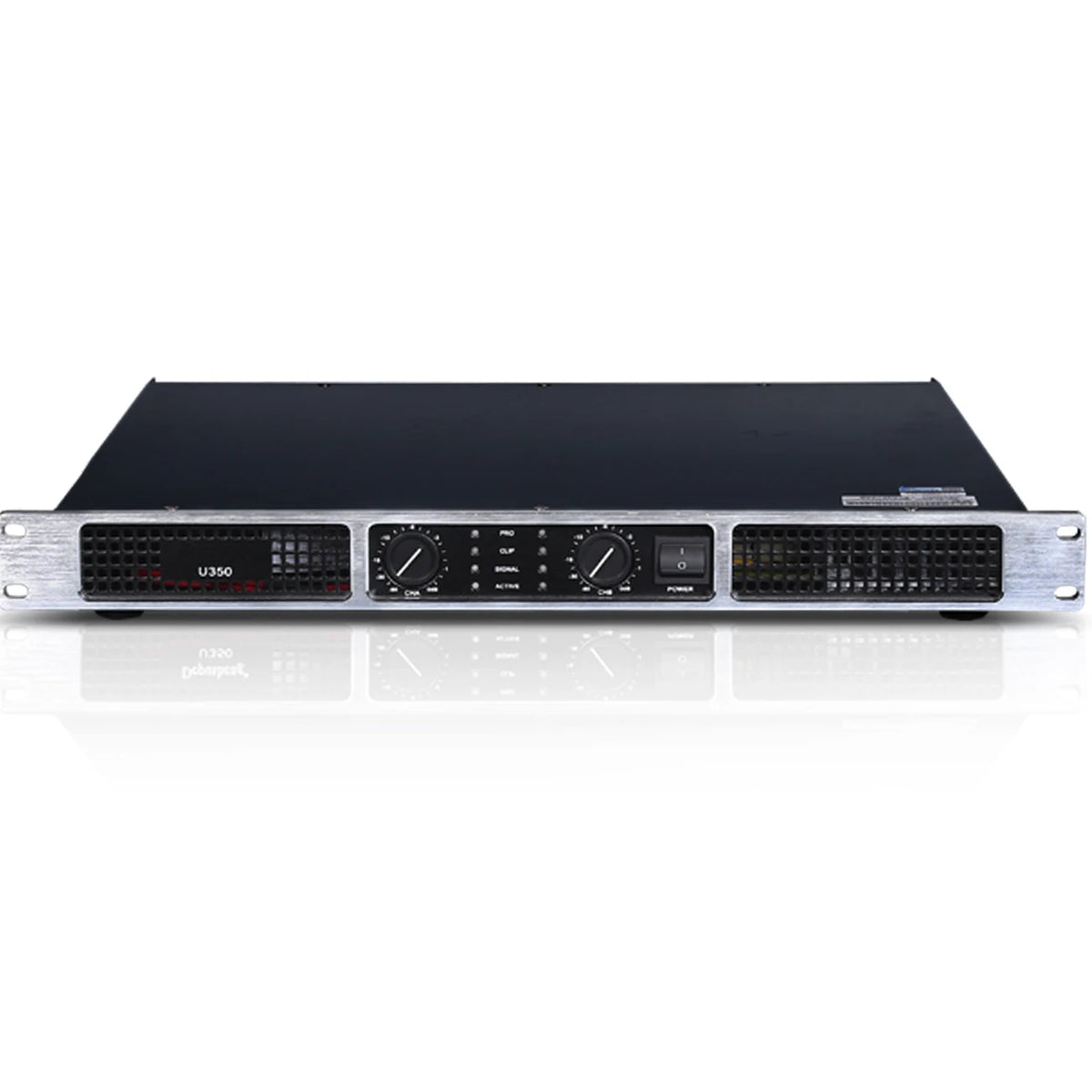 Biner U350 400W*2 Audio Power Amplifier 1U Professional High Power Amplifier for Conference Home Theater MegaBDM
