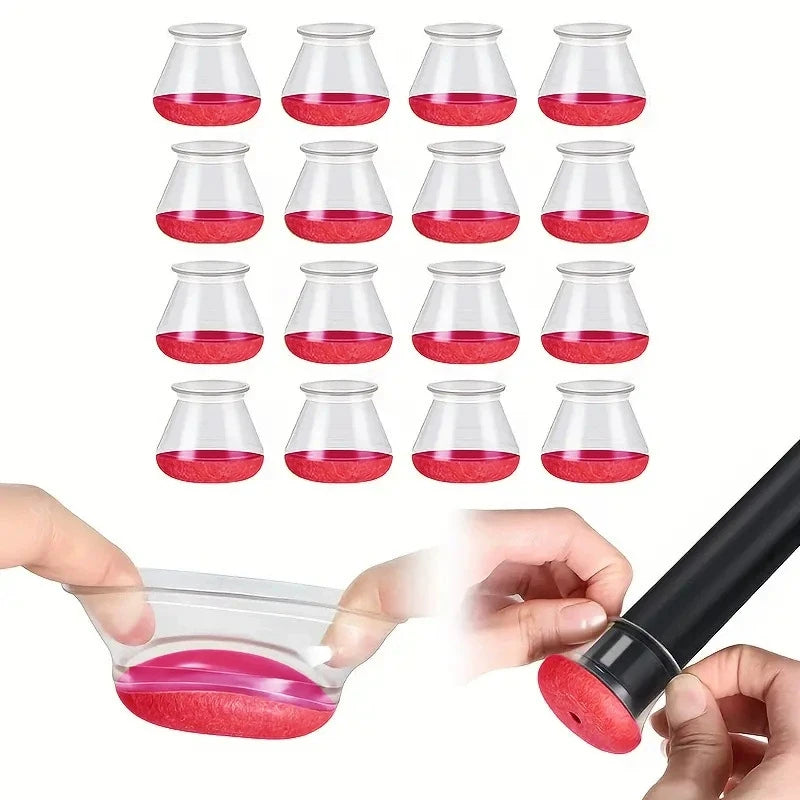 Clear Silicone Chair Leg Caps Felt Pads Noise Reduction Furniture Legs Floor Protectors Furniture Pads