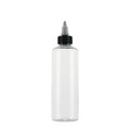 Stock 30ml /60ml /100ml /120m/250/500ml Transparent Plastic Pet Bottle Hair Oil Honey Squeeze Gel Bottles with Twist Cap