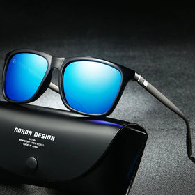 Top Quality Men Outdoor Riding Fishing Polarized Sunglasses Classic Square Sports Sun Glasses UV400 Mirror Eyeglass Goggles
