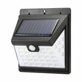 40 LED Solar Outdoor Wall Light with Motion Sensor IP65 Waterproof Street Security Lamp Battery Power Supply