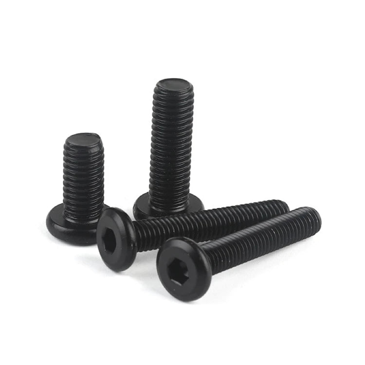 M3 M4 M5 M6 M8  Black Stainless Steel Connector Beveled Flat Head Socket Hex Screws Allen Bolts for Furniture