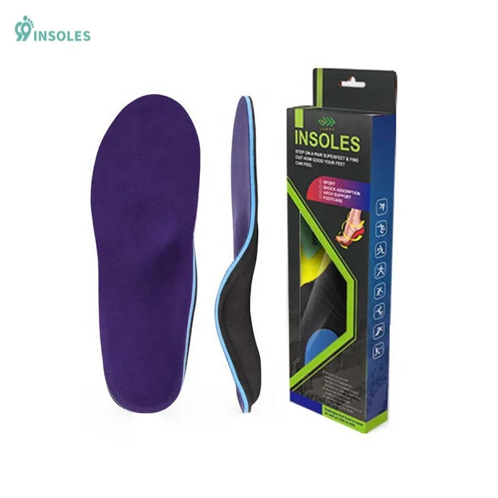 Heel Pain Relief Orthotic Insole Plantar Fasciitis Heel Spur EVA Shoe Insoles for Walking Running