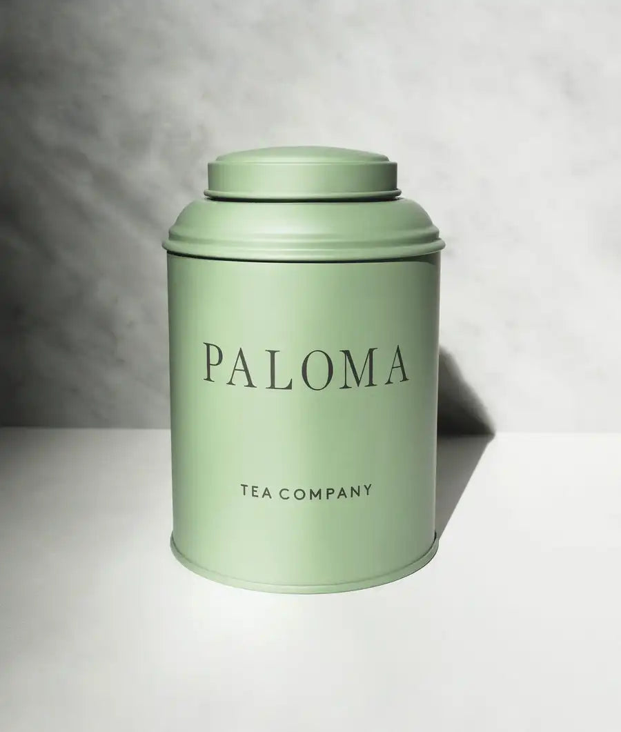 New Custom logo Japanese Stackable Tea Packaging Tins Container Inner Lid Empty Airtight Metal Round Loose Tea Tin Box