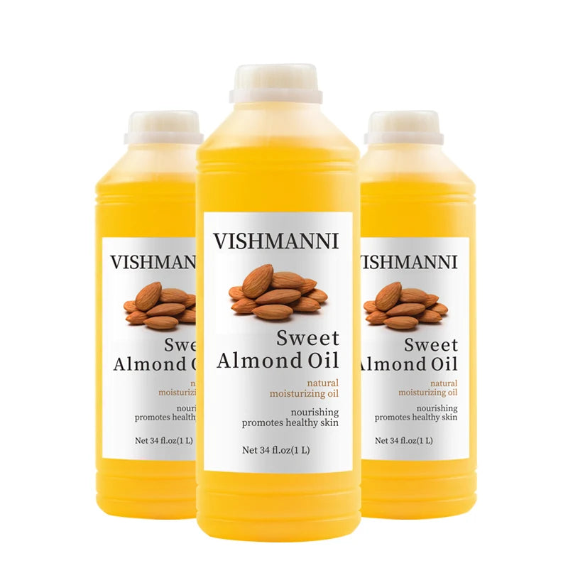 Private Label 100% Pure Organic Carrier Oil Sweet Almond Oil for Skin Hair Beauty