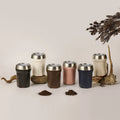 Portable 400ML 304 Stainless Steel Coffee Grounds Cup Reusable Insulated Anti-Tip Eco-Friendly Trendy Gift