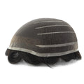 Fine Welded Lace Human Hair  Hair Replacement Toupee for Men