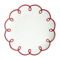 Embossed Hollow Retro Ceramic Plate French Cute Girl  Breakfast Plate Dessert Cake Plate