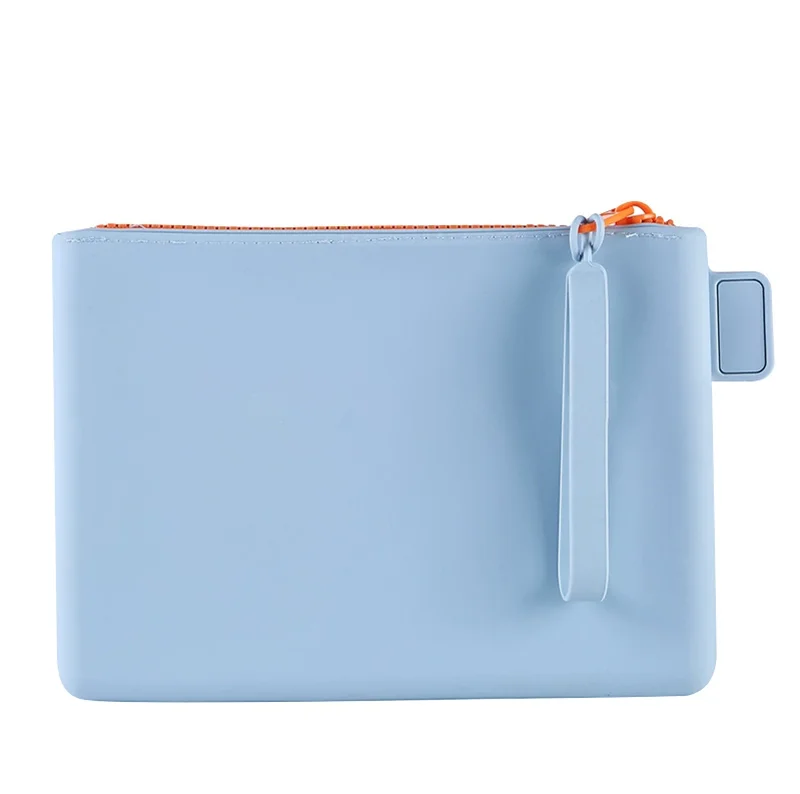 Silicone Cosmetic Bag Makeup Bag Custom Logo Waterproof Makeup Travel Cosmetic Pouch