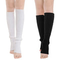 Women's Sock Boots Warm-keeping Knitted Knee Thermal Heated Sleeve Candy Color Winter Leg Warmers Custom logo