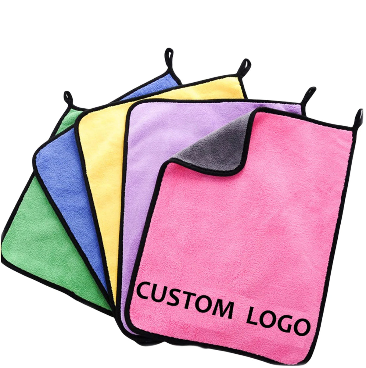 Hot Sale Woven Microfiber High-Density Coral Fleece Car Towel Super Absorbent Quick-Dry Antimicrobial Eco-Friendly Cleaning