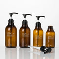 Luxury Dye Dry Shampoo Packaging 300ml 500ml Plastic PET Lotion Pump Shampoo Bottle Empty Cosmetic Lotion Bottle