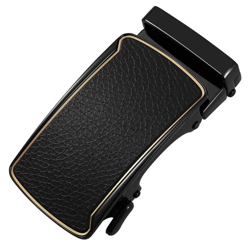 LQbelt Men's Automatic Buckles Alloy Ratchet Buckle for Men Custom Logo Factory Wholesale
