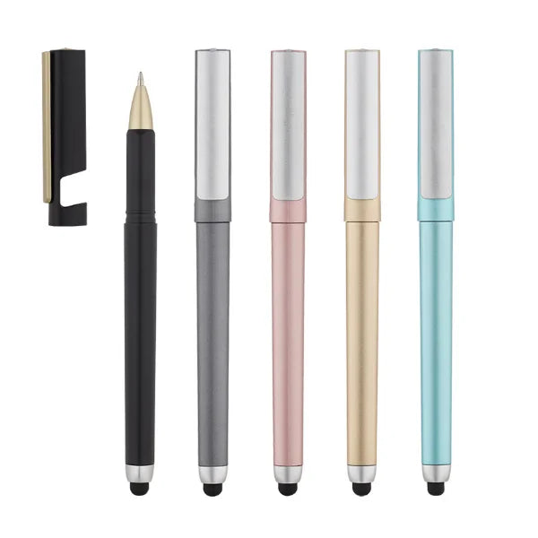 Promotional Black Signature Pen for Publicity Purposes Multi-functional Touch Control Stand Corporate logo Promotional Gift Pen