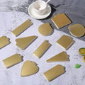 Set of 100 Golden Cardboard Cake Trays Silver Mousse Mat for Pastries & Desserts Base Decorative Tools & Paper Plates