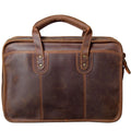 Handmade Crazy Horse Leather Luxury Business Computer Luggage Crossbody Shoulder Tote Bag Briefcase