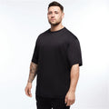 OEM/ODM Oversized Loose Bodybuilding Fitness T-Shirt Men Running Sport Short Sleeved Shirt Mesh Breathable Quick Dry Gym Clothes