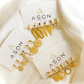 Ason Cheap High Quality Stainless Steel Clip Drop Earrings With Ecg Shape for Trendy Ladies Hoop Earrings