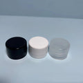 18/410 Plastic PP Glossy Screw Cap  18mm Neck Size White Transparent Black White Smooth Lid