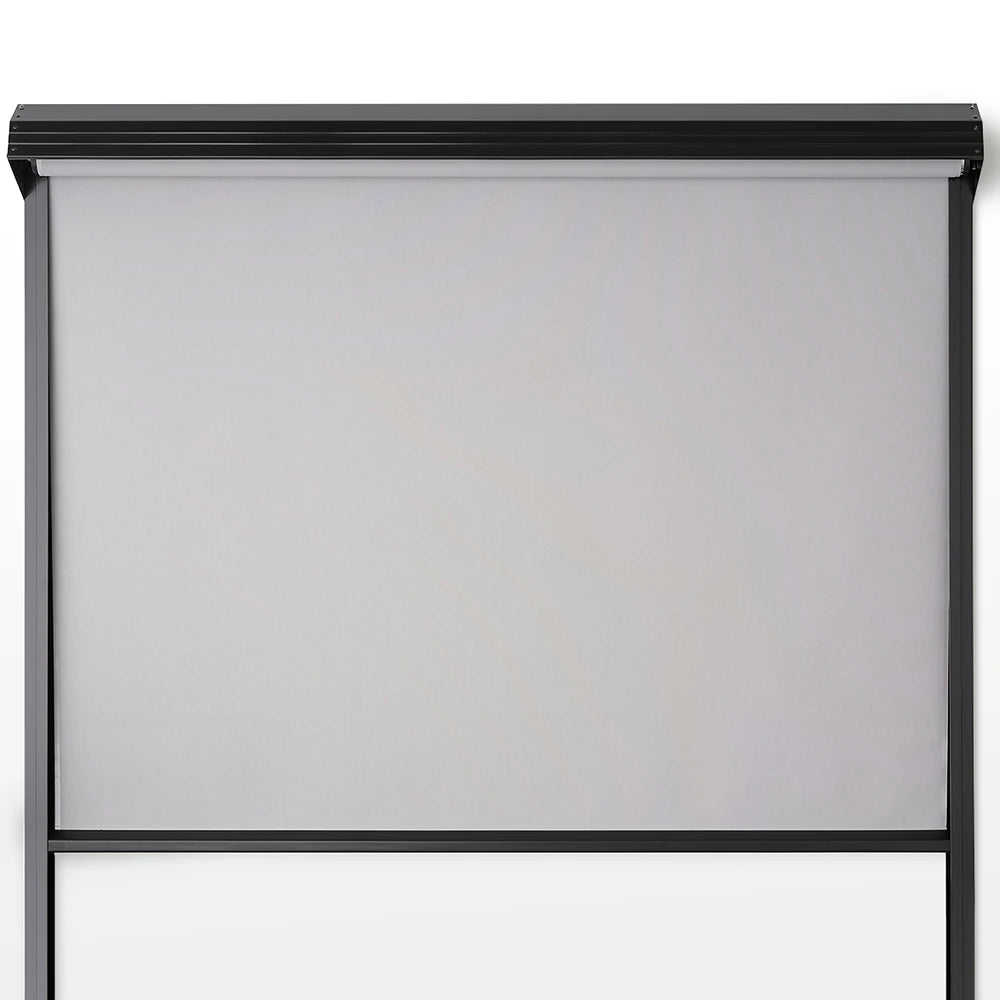 Exterior Automatic Smart Double Layer Balcony Patio Tuya Wifi Battery  Outdoor Window Blinds Motorized Roller Waterproof Shades