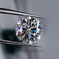 Wholesale 7mm-18mm DEF Clear White Round Hearts&Arrows Cut Brilliant Moissanite Loose Gemstones With GRA Certificate