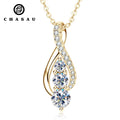 Fashion Sterling Silver Round 5mm&4mm&3mm S925 1ct VVS Full Moissanite Infinity Classic Engagement Pendant Necklace for Women MegaBDM