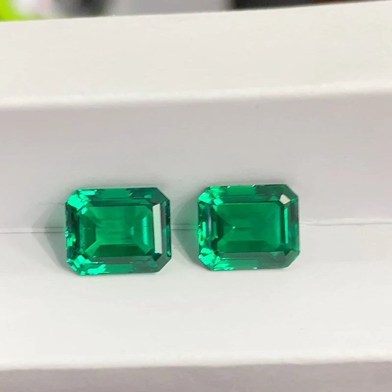 7*9MM 8*10MM Columbian Emerald Shape Factory Price for Sale Gemstone Starsgem Hydrothermal Method 1ct 2ct 3ct Lab Grown Emerald