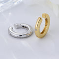Jewelry Vendors Minimalist Eternity Cz Psj Brass 18K Gold Plated Cubic Zircon Single Huggies Earrings for Women Girls