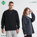 New Counter High-quality Heavy 320g Double Yarn Cotton Long-sleeved T-shirt Solid Color High Street Fashion Tee