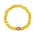 Bohemia Evil Eye Bracelet Colorful CZ Celebrity Evil Eye Copper Bead Bracelet Wholesale