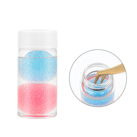 XIUSUZAKI 30ml Eyelashes Tweezers Cleaner Lash Glue Extension Supplies Liquid Eyelash Tweezers Cleaning Sponge